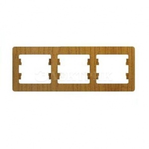 Рамка 3 м "Glossa" гориз (дер.дуб) GSL000503 SchE №03741