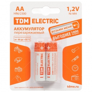 Акумулятор R6 2300mAh Ni-Mh №02258