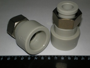 Муфта PPRC с перек/гайкой 32*1 (Pro Aqua) №02619