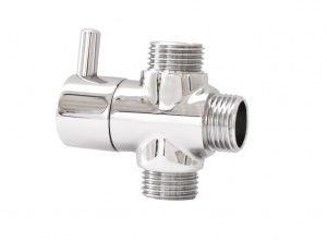 Дивертор для душ/колонны поворотный 1/2 (Литва) №05940