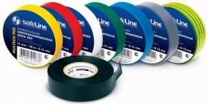 Изолента ПВХ (0,13*15мм*20м) желто-зеленая №04809