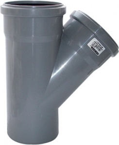 Тройник ПП ДУ 110*110*110 (45`) №00346