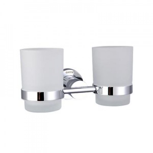 Держатель двойной + 2стакана G1808 Gappo №08083