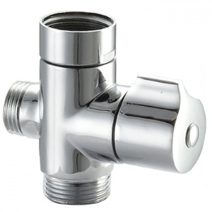 Дивертор для смесителя поворотный 3/4 латунь №06681