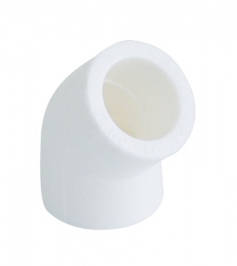 Угольник белый PPRC 45 40 (Pro Aqua) №00988