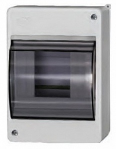 Бокс навесной пласт. КМПн 2/4 авт с крышкой IP40 №04591