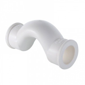 Обвод белый PPRC 25 короткий с муфтами (Pro Aqua) №01406