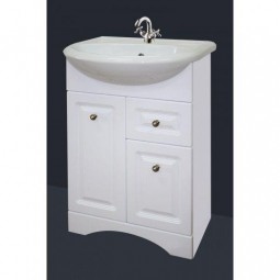 Тумба н/пол под раков 55см белая "Уют-55" Верона 2 550 (Россия) №10382