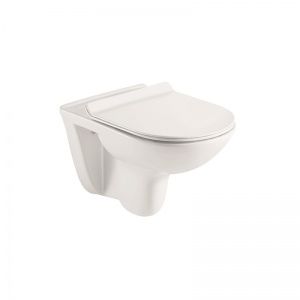 Унитаз подвесной Azario Pavia AZ-2142 (круглый) б/ободк дюро soft-close (Китай) №07976