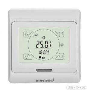 Термостат Menred RTC 91.716 сенсорный (д/теплого пола) №07386