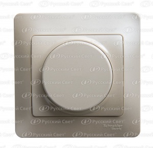 Диммер "Glossa" 300Вт поворотн (перламутр) GSL000634 SchE №04536