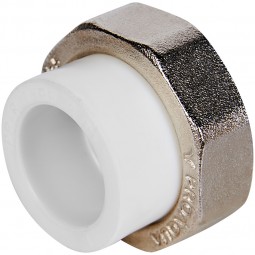 Муфта белая PPRC разъёмн ВР 25*1/2 (Pro Aqua) №11294