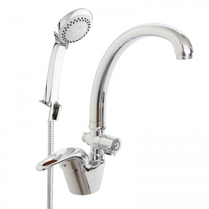 Смеситель SANTREK AQUA-745 д/кухни шар (дивертор,шланг,лейка) №07716