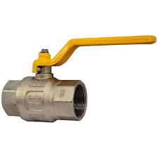 Кран ГАЗ шаровой 3/4" г/г ручка Галлоп №02368