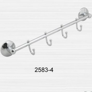 Полотенцедержатель трубчатый 4 крючка "OTEL" 2583-4 №02244
