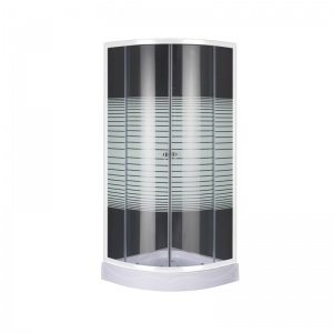Ограждение душевое 90*90*195 полукруг CS-8015S Loranto (Китай) №01988