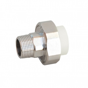 Муфта белая PPRC разъёмн НР 25*3/4 (Pro Aqua) №05189