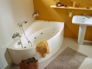 Ванна акрил Гоа 1500*1000 правая (без к-та креп) Santek №08574