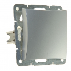 Выкл 1 кл СП "Glossa" (алюм) GSL000311 SchE №03533