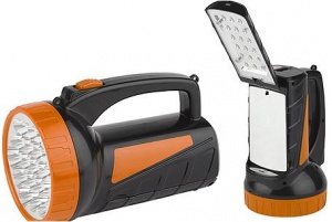 Фонарь аккум 19+18 св/диод (220V) TSP19 Трофи №04014