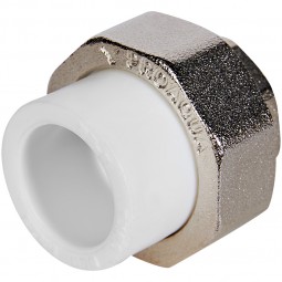 Муфта белая PPRC разъёмн ВР 20*1 (Pro Aqua) №11298