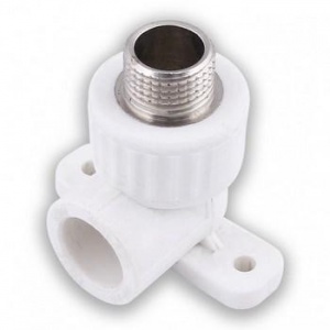 Угольник белый PPRC установоч НР 20*1/2 (Pro Aqua) №05332