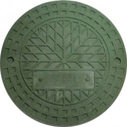 Люк крышка для колодцев 315/276 (зеленый) П №11414
