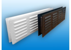 Решётка вент встр дверная 4513ДП белая №01598