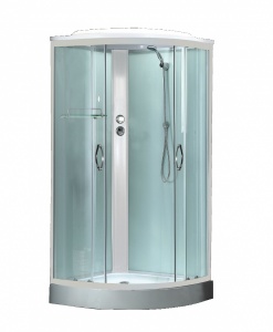 Кабина душ акрил 90*90*215 с крышей (поддон13см) CS-900 A Loranto (Китай) №07946