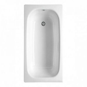 Ванна сталь Антика "Белая Орхидея" 1500*700 (с ножками) (ВИЗ) №08176