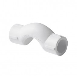 Обвод белый PPRC 32 короткий с муфтами (Pro Aqua) №11305