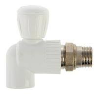 Кран белый PPRC шар. 25*3/4 д/рад. углов Pro Aqua №08181