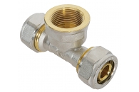 Тройник м/пл 20*3/4*20 ц/г/ц Stout №00399