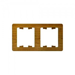 Рамка 2 м "Glossa" гориз (дер.дуб) GSL000502 SchE №02904