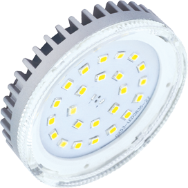 Лампа св/диод GХ53 8W 220V 42000К прозр/ст Ecola №06862