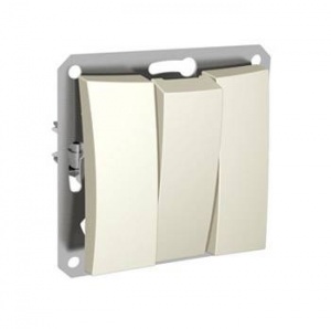 Выкл 3 кл СП "Glossa" (крем) GSL000231 SchE №04993