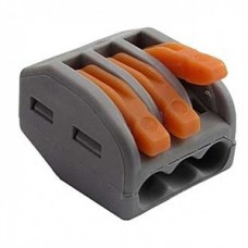 Соедин д/проводов WAGO 3*0,08-4,0 222-413 №04807