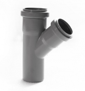 Тройник ПП ДУ 50*40*50 (45`) №01359