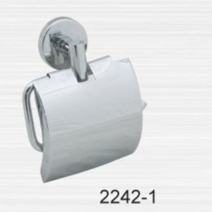 Бумагодержатель с крышкой чёрный 2242-ВР LONG №03850