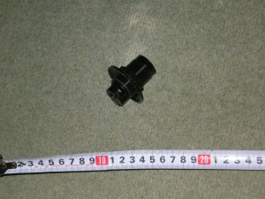 Патрон Е-14 карболит с приж.кольцом (черн) №01454