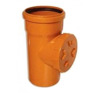 Ревизия ПП НПВХ 110 уличная рыжая №03292