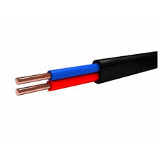 Провод силовой медный плоский ВВГнг-LS 2*4,0 ГОСТ №00007 