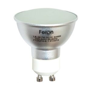 Лампа св/диод MR-16 6W 220V GU10 4000К IN HOME * №06003