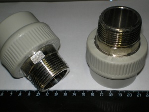 Муфта PPRC комбинир.НР 40*1 1/4 (Ekoplast) №02615