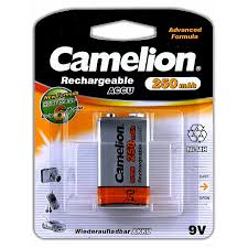 Аккумулятор 6F22 крона (250 mAh) Camellion №05942