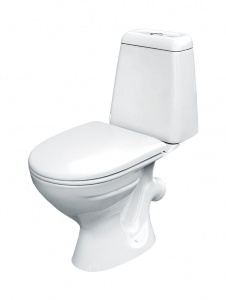 Унитаз-комп Cersanit "Hit" косой (сиденье полипроп) ниж/под №03239