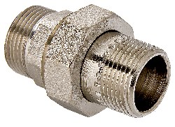 Сгон прямой американка 1/2 НР*НР (хром) VTr.728 * №01312
