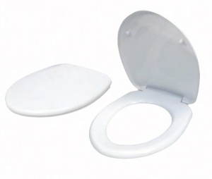 Сиденье д/унит пластм (362*408, м/ос158) с детск/вкладкой СУ80C.09.80 (Псков) №08041