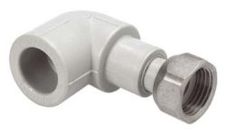 Угольник PPRC с перек/гайкой 25*3/4 (Pro Aqua) №00281