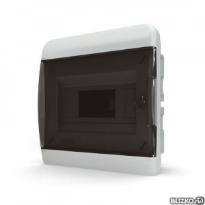 Бокс встраив пласт Tekfor СП 12 мод. IP40 прозр черн дверца  №06000
